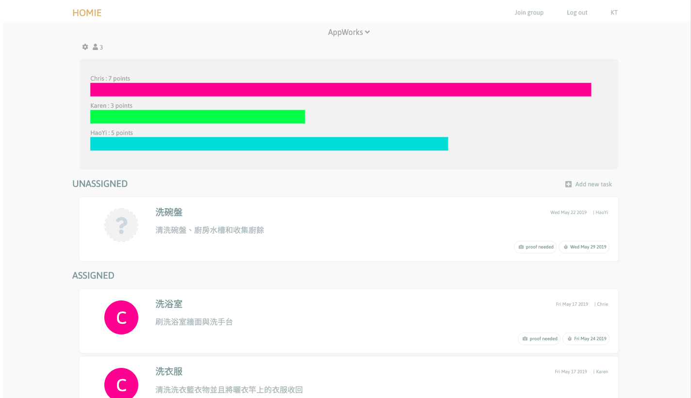 GitHub - haoyt5/Homie: HOMIE is a cloud-based house-work management ...